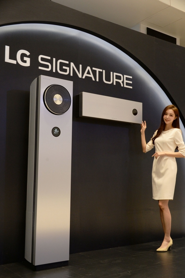 LG전자가 차원이 다른 디자인에 최고 수준의 성능을 갖춘 LG 시그니처 에어컨을 26일 공개했다.