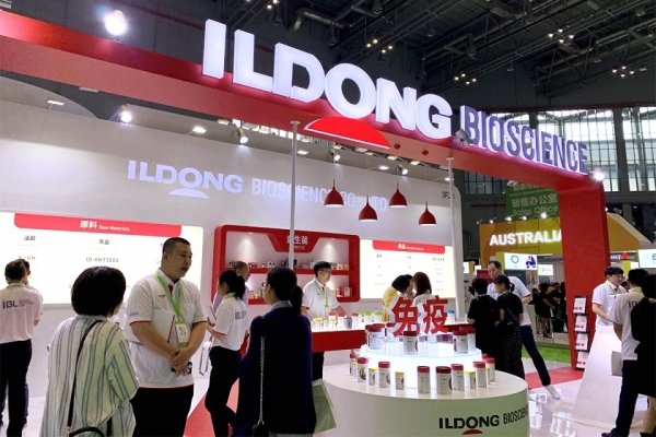 일동바이오사이언스가 중국 상하이 건강기능식품 전시회 'HNC 2019'에 참가해 프로바이오틱스 사업을 홍보했다.