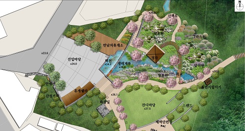 서울둘레길 만남의 광장(가칭) 조성 계획도