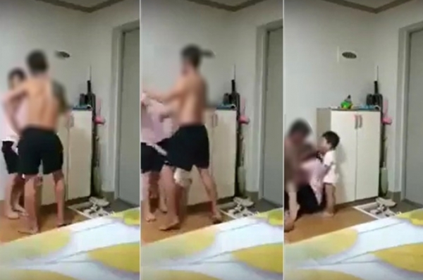 베트남 여성폭행 영상에 '충격' 두 살배기 아이 바로 옆에서 한국말이 서툰다고 한국인 남편으로부터 베트남 출신 아내가 죽도록 폭행을 당한 장면이 담긴 동영상