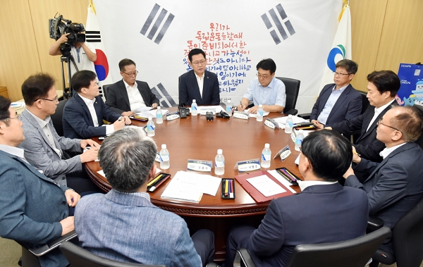 사진=인천광역시,일본 수출규제 확대관련 긴급 대책회의