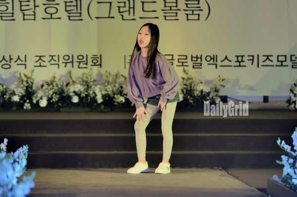 ▲ 키즈모델 대상 댄스 부분 김미소