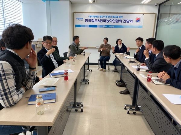 사진 = 한국철도가 21일 ‘청각장애인 철도서비스 개선’에 대한 의견수렴을 위해 ‘사단법인 한국농아인협회’와 간담회를 개최했다.