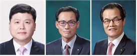 사진 =우리은행장 후보 (왼쪽부터)권광석, 김정기, 이동연(사진제공=우리은행)
