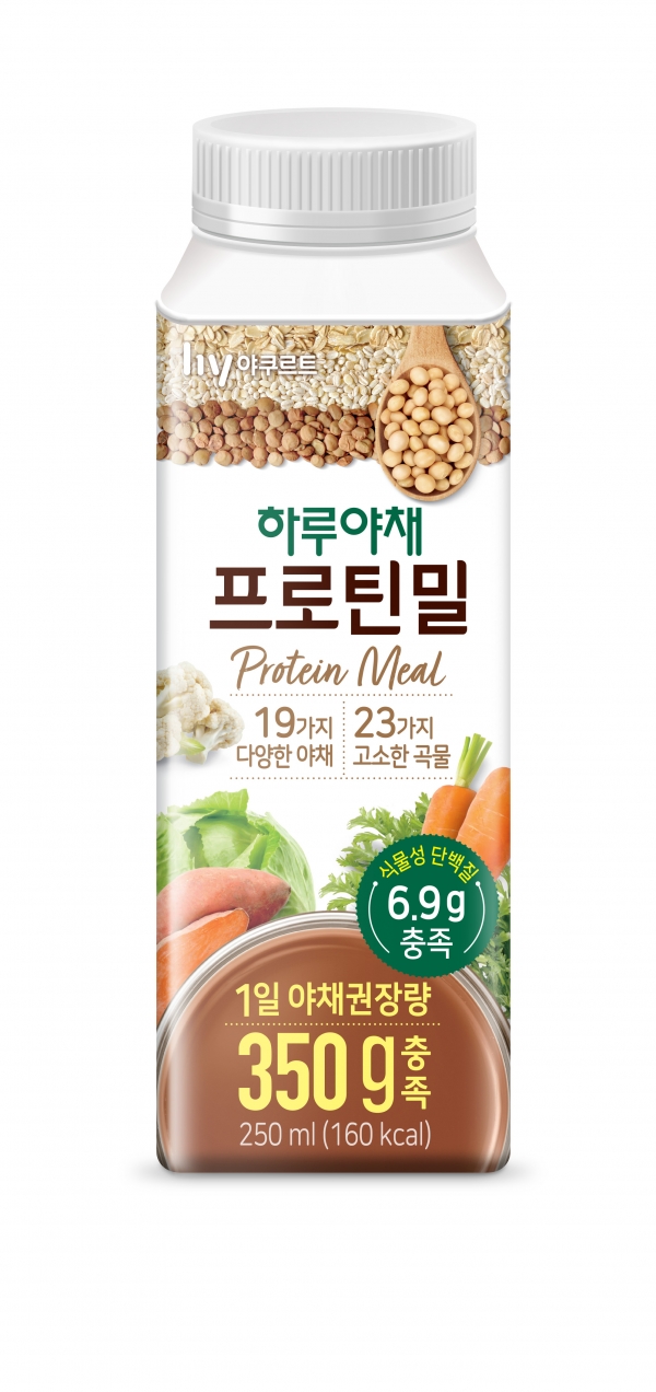 [첨부사진1]한국야쿠르트, 하루치 야채에 단백질까지... ‘하루야채 프로틴밀’ 출시