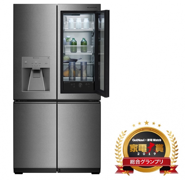 LG전자의 LG 시그니처 냉장고가 지난 10일 일본 ‘가전대상 2019’에서 최고 제품상을 받으며 차별화된 기술과 디자인을 인정받았다.[사진 LG전자 제공]