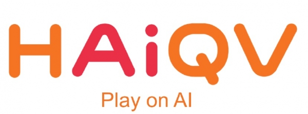 한화시스템의 AI 브랜드 '하이큐브(HAIQV)'  로고[한화시스템 제공]