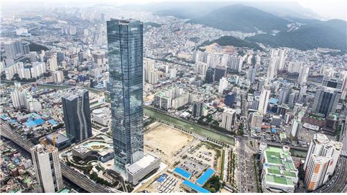 한국남부발전 본사가 있는 부산 국제금융센터[사진 출처 남부발전]