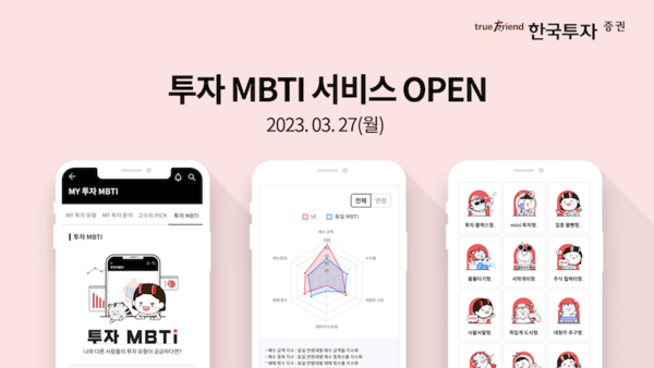 한국투자증권, '투자 MBTI' 서비스 출시 (사진=한국투자증권 제공)